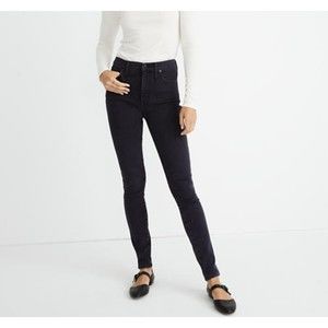 Madewell 10 Inch High Rise Skinny Black Jeans Womens 27 AC134 Fair Trade Cert